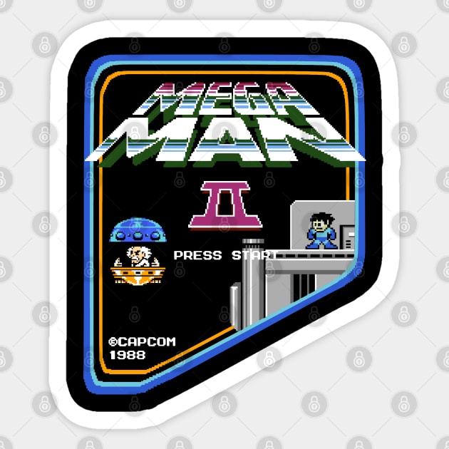 Mega Man 2 Sticker by Brainfrz